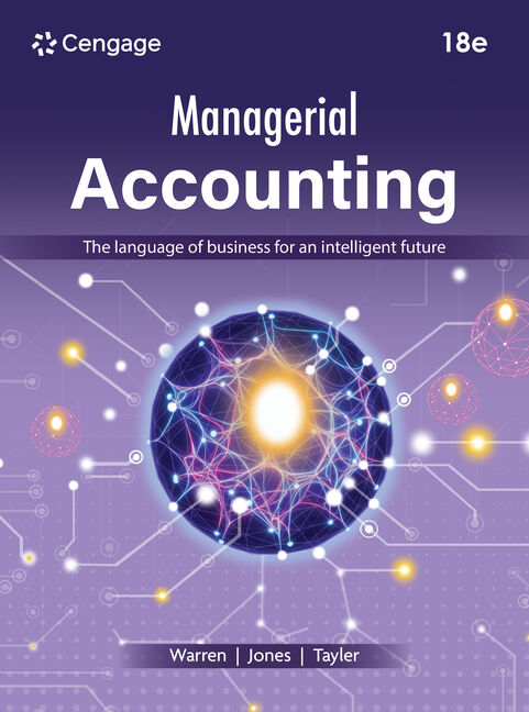 CNOWv2 for Warren/Jones/Tayler's Managerial Accounting, 1 term Instant Access cover