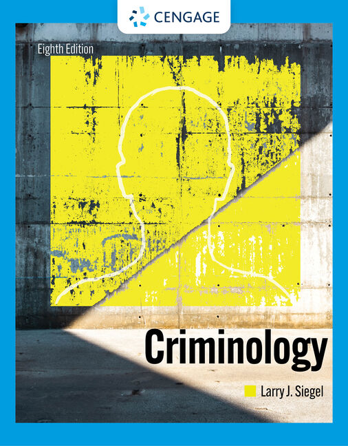 MindTap for Siegel's Criminology, 1 term Instant Access cover