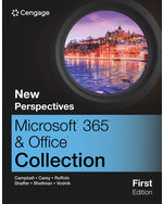 MindTap for Campbell/Carey/Shaffer/Shellman's The New Perspectives Collection, Microsoft® 365® & Office®, 1 term Instant Access book cover