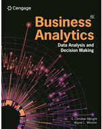 Business Analytics: Data Analysis & Decision Making book cover
