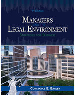 Managers and the Legal Environment: Strategies for Business book cover