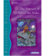 Bestseller Readers 3: The Voyages of Sinbad the Sailor with Audio CD book cover