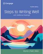 Steps to Writing Well with Additional Readings book cover
