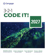 MindTap for Green/Beebe/Brochard/Hazelwood’s 3-2-1 Code It! 2027, 2 terms Instant Access book cover