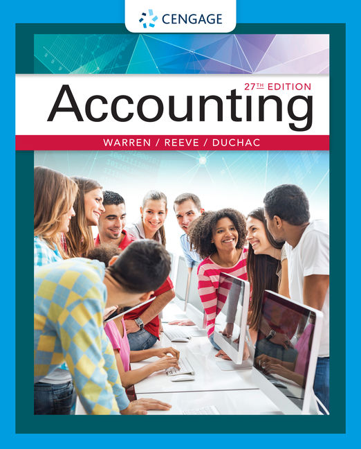 Accounting 27th Edition Cengage