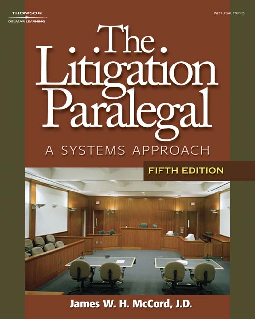 The Litigation Paralegal Systems Approach