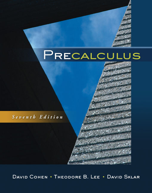 Precalculus 7th Edition Cengage