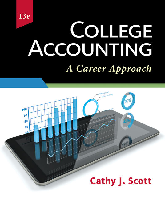 College Accounting A Career Approach 13th Edition Cengage