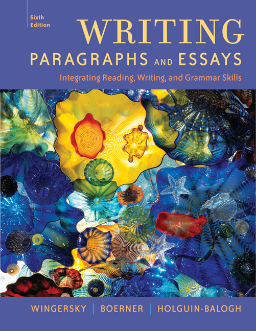 Writing paragraphs and essays integrating reading writing and