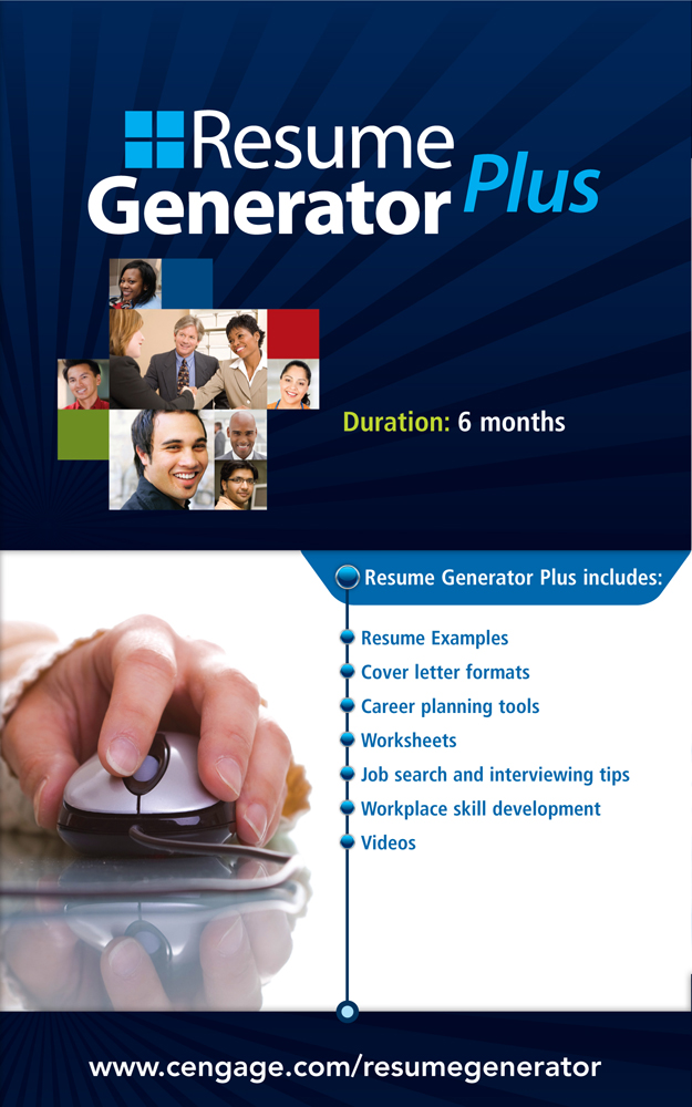 Resume Generator Plus Online 12 Months Instant Access Code 2nd