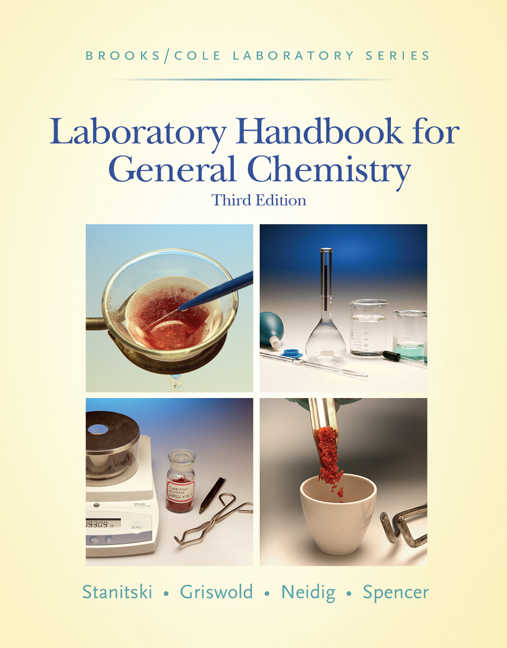 Laboratory Handbook for General Chemistry, 3rd Edition Cengage