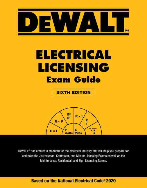 Dewalt Electrical Licensing Exam Guide Based On The Nec 2020 6th Edition Cengage
