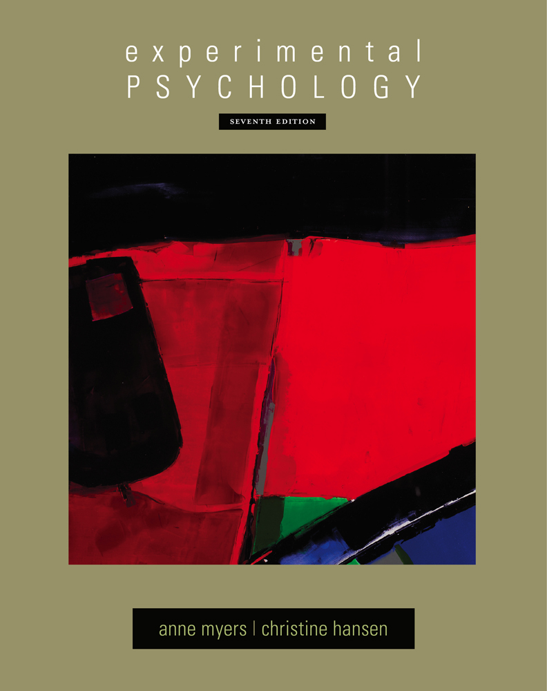 Experimental Psychology, 7th Edition Cengage