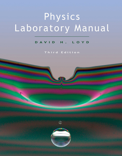 Physics Lab Manual, 3rd Edition Cengage
