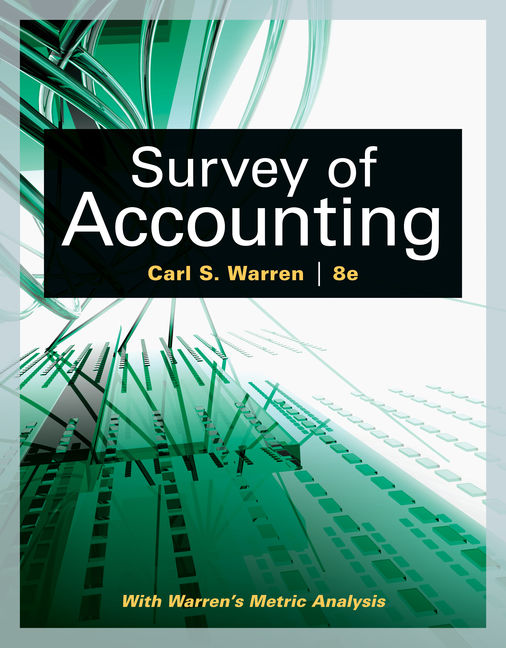 Survey Of Accounting 8th Edition Cengage