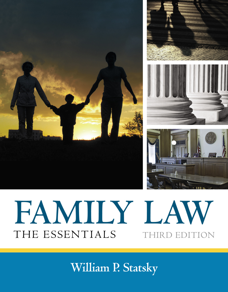 Family Law The Essentials, 3rd Edition 9781285420592 Cengage
