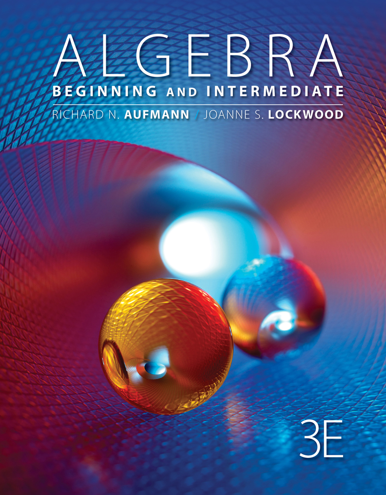 Algebra beginning and intermediate 3rd edition cengage