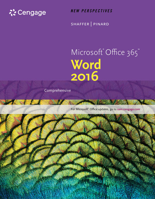 New Perspectives Microsoft Office 365 Word 2016 Intermediate 1st Edition 9781305880962 Cengage