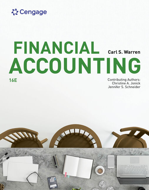 Financial Accounting 16th Edition Cengage