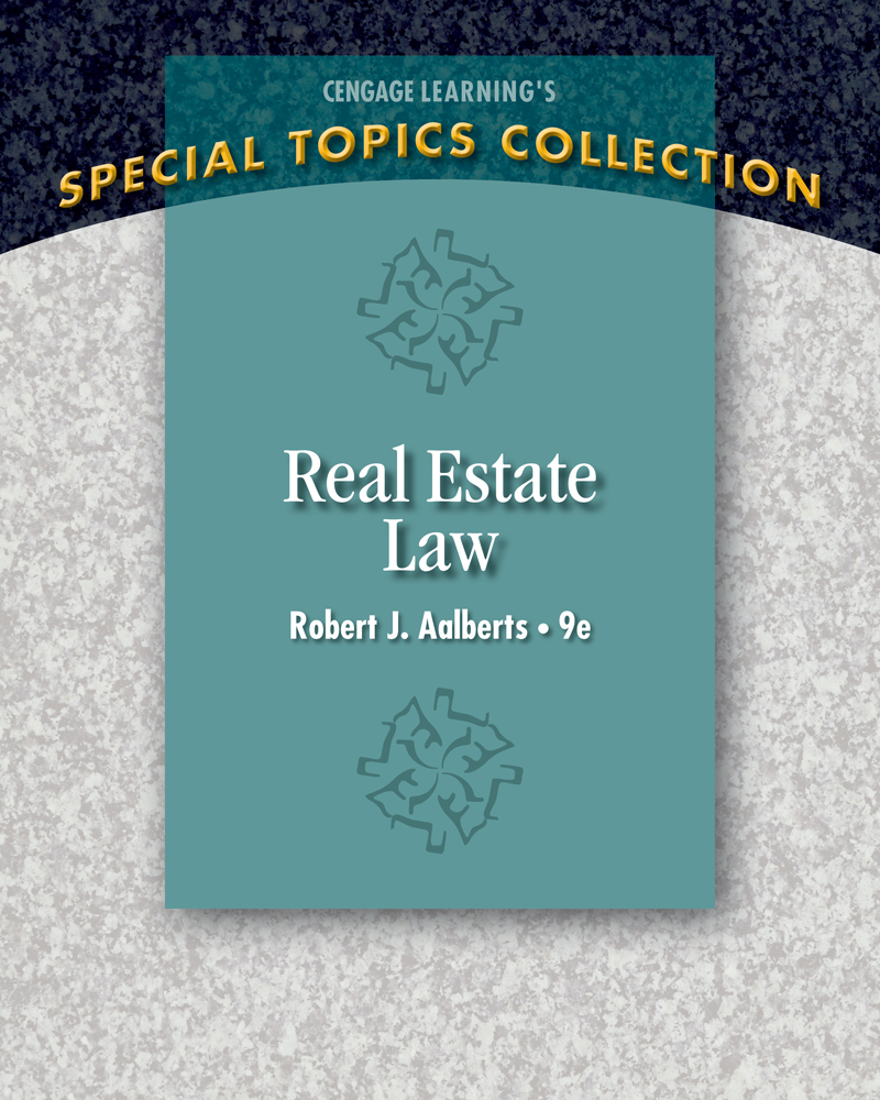 Real Estate Law, 9th Edition 9781285428765 Cengage