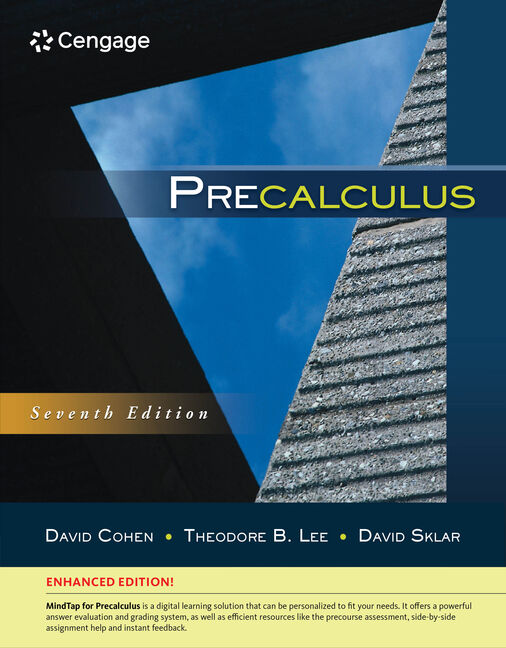 Precalculus Enhanced Edition 7th Edition Cengage