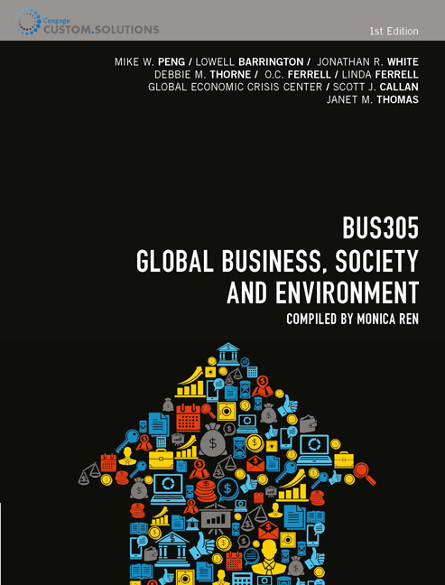Product cover for CP0903 - BUS305 Global Business, Society and Environment 2nd Edition 