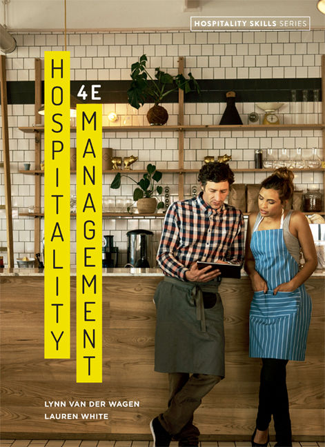 Product cover for Hospitality Management 4th Edition by Lynn Van der Wagen/Lauren White