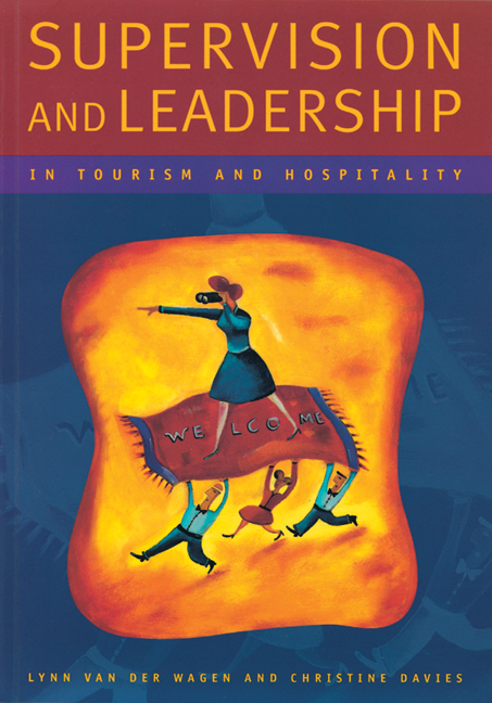 Product cover for Supervision and Leadership in Tourism and Hospitality 1st Edition by Lynn Van der Wagen/Christine Davies