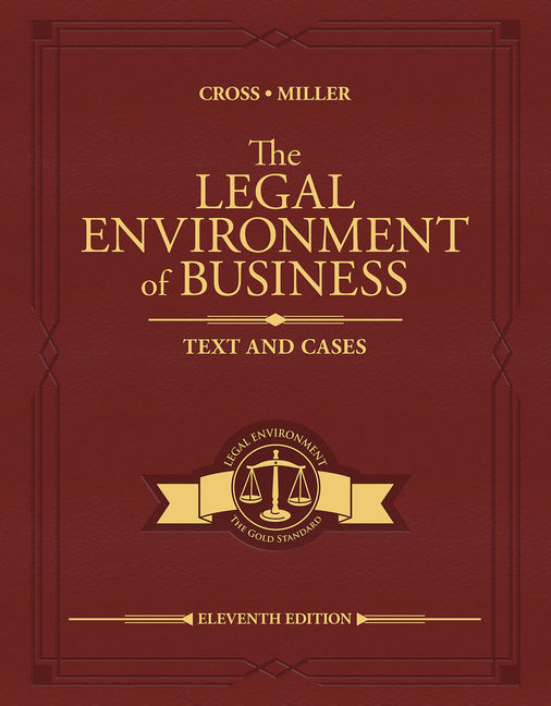 Legal Environment Of Business With Mindtap Code Edition 9th - Business