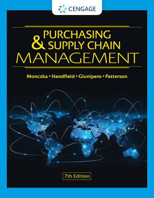 Purchasing and Supply Chain Management 9781285869681 Cengage