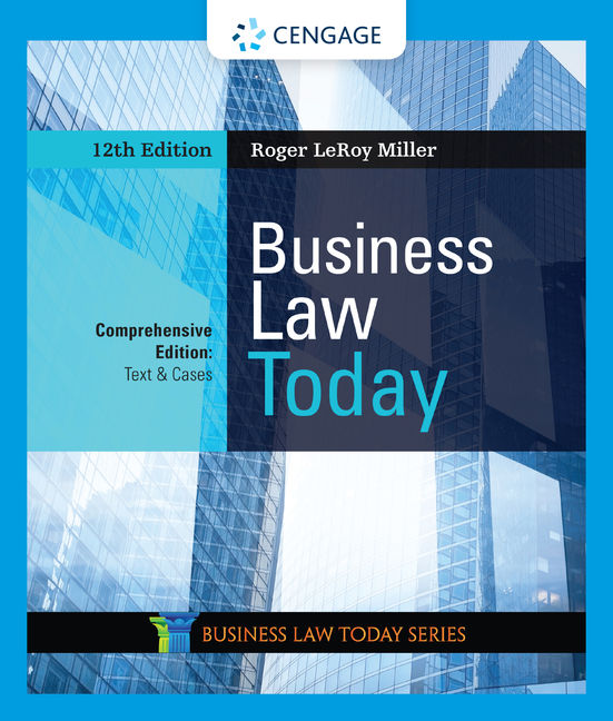 Cengage Advantage Books Fundamentals of Business Law Today Summarized