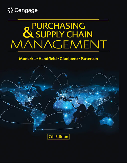 Product cover for Purchasing and Supply Chain Management 7th Edition by Robert M. Monczka/Robert B. Handfield/Larry C. Giunipero/James L. Patterson