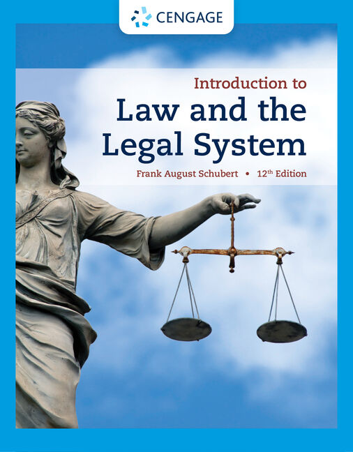 eTextbook: Introduction to Law and the Legal System, 12th Edition