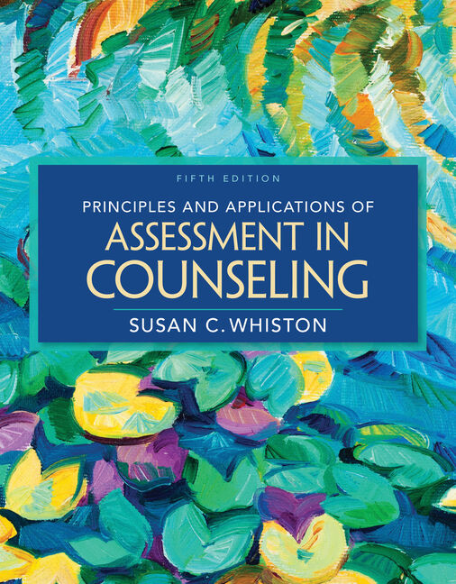 Product cover for Principles and Applications of Assessment in Counseling 5th Edition by Susan C. Whiston