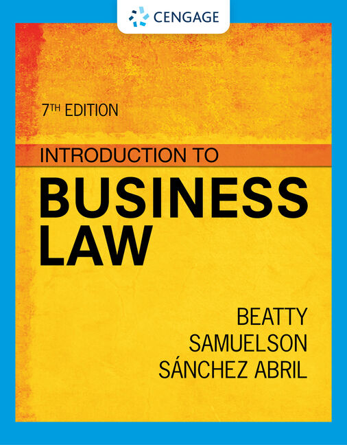 eTextbook: Introduction to Business Law, 7th Edition