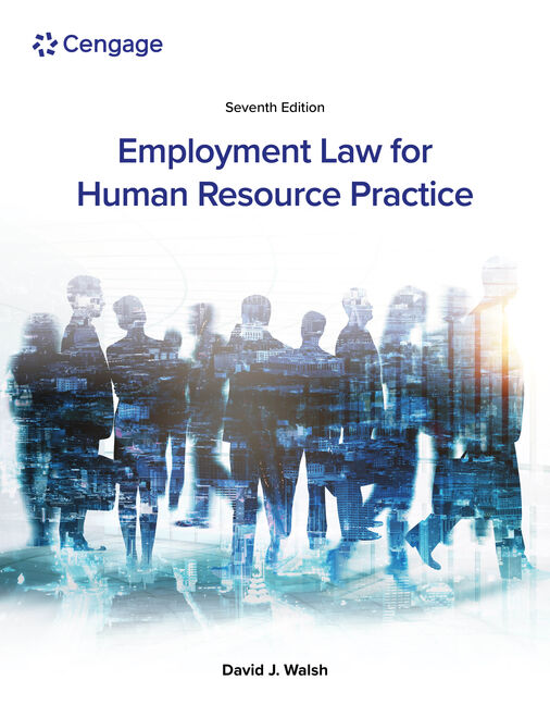 Product cover for Employment Law for Human Resource Practice 7th Edition by David J. Walsh