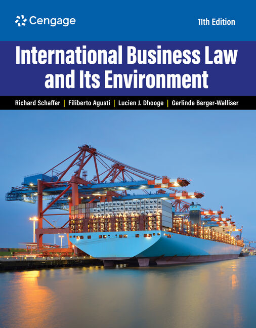 Product cover for International Business Law and Its Environment 11th Edition by Richard Schaffer/Filiberto Agusti/Lucien J. Dhooge/Gerlinde Berger-Walliser