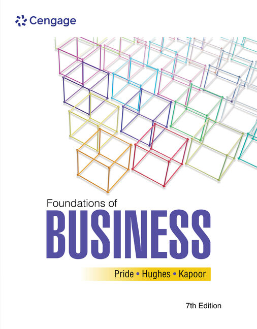 Product cover for Foundations of Business 7th Edition by William M. Pride/Robert J. Hughes/Jack R. Kapoor