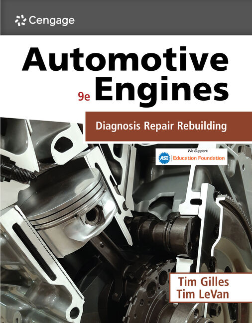 Product cover for Automotive Engines: Diagnosis, Repair, and Rebuilding 9th Edition by Tim Gilles/Tim LeVan
