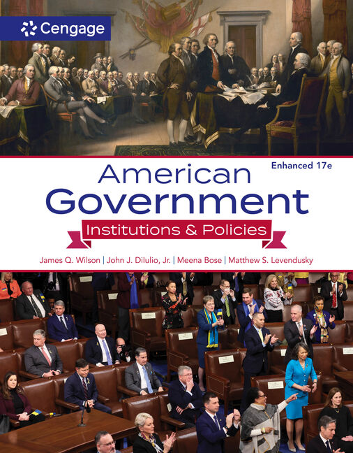 Product cover for MindTap for Wilson/Dilulio/Bose/Levendusky American Government: Institutions & Policies, Enhanced, 1 term Instant Access 17th Edition by James Q. Wilson/John J. DiIulio Jr./Meena Bose/Matthew S. Levendusky