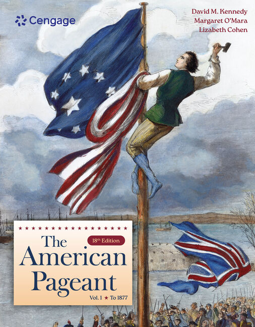 Product cover for The American Pageant, Volume I 18th Edition by David M. Kennedy/Margaret O'Mara