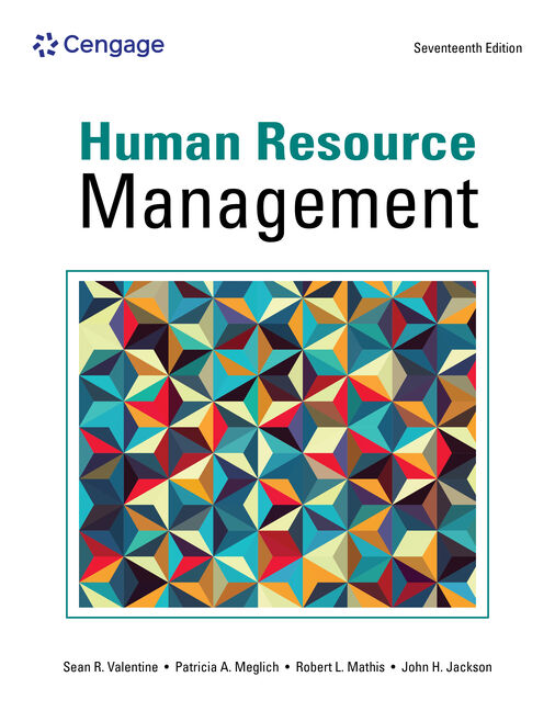 Product cover for Human Resource Management 17th Edition by Sean Valentine/Patricia Meglich/Robert L. Mathis/John H. Jackson