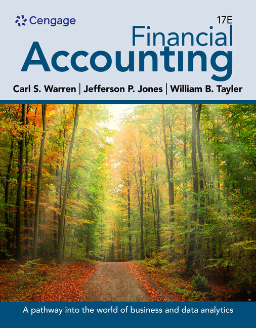 Product cover for Financial Accounting 17th Edition by Carl Warren/Jefferson P. Jones/William B. Tayler