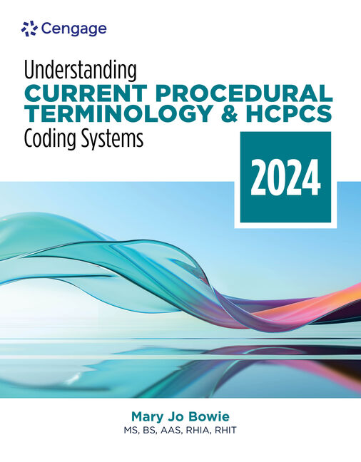 Product cover for Understanding Current Procedural Terminology and HCPCS Coding Systems: 2024 Edition 11th Edition by Mary Jo Bowie