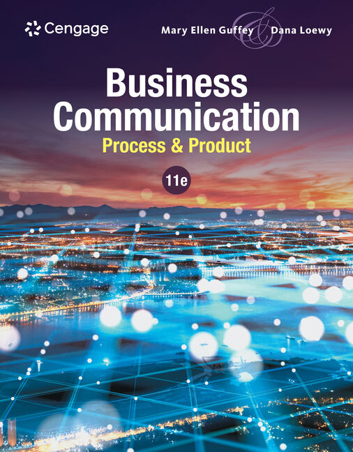 Product cover for Business Communication: Process & Product 11th Edition by Mary Ellen Guffey/Dana Loewy