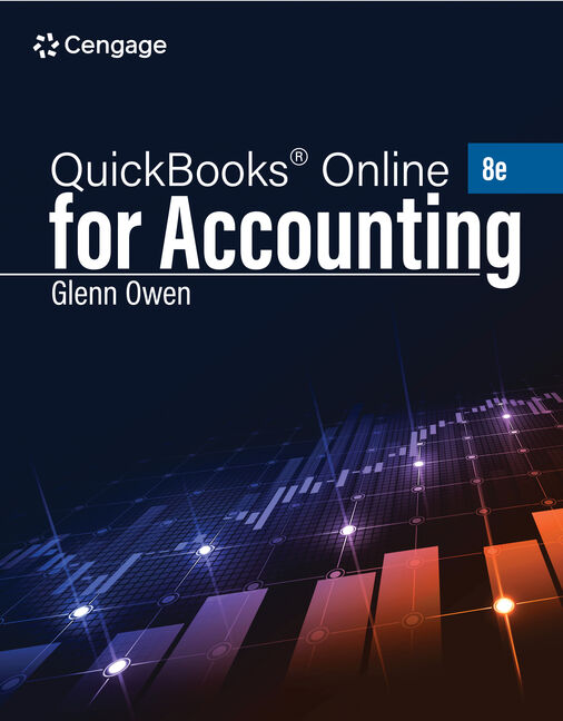 Product cover for eTextbook: Using QuickBooks Online for Accounting 2025 8th Edition by Glenn Owen