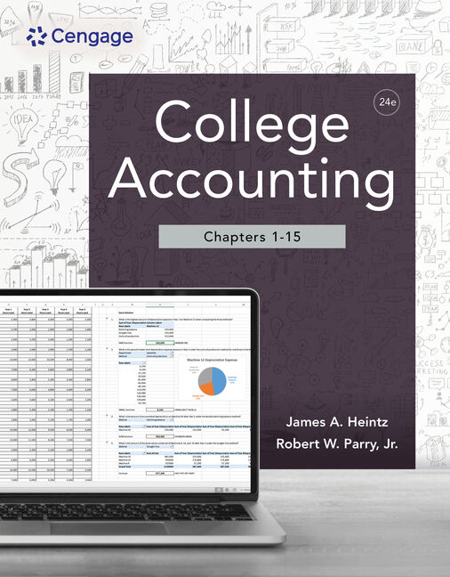 Product cover for College Accounting, Chapters 1-15 24th Edition by James A. Heintz/Robert W. Parry