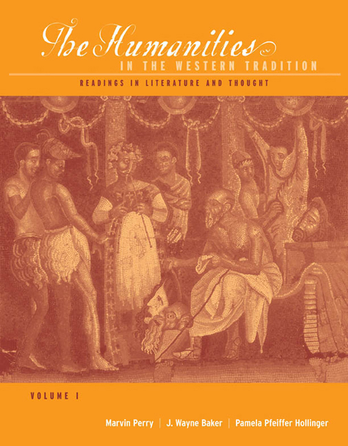 The Humanities in the Western Tradition: Readings in Literature and