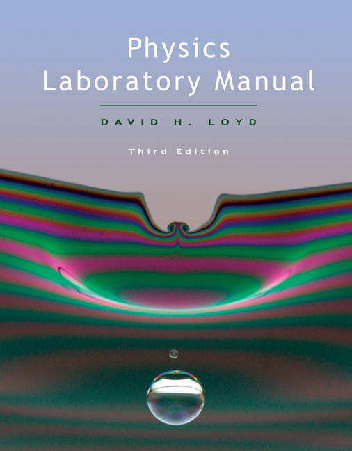 Physics Lab Manual - 9780495114529 - Cengage