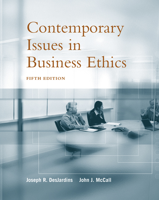 Moral Issues In Business 9781285874326 Cengage